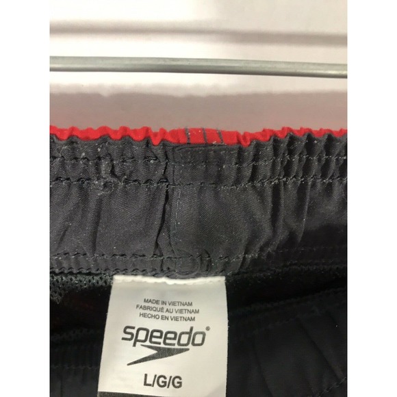 Speedo Men's Cargo Swim Trunks -Size Large Pockets - Picture 2 of 9